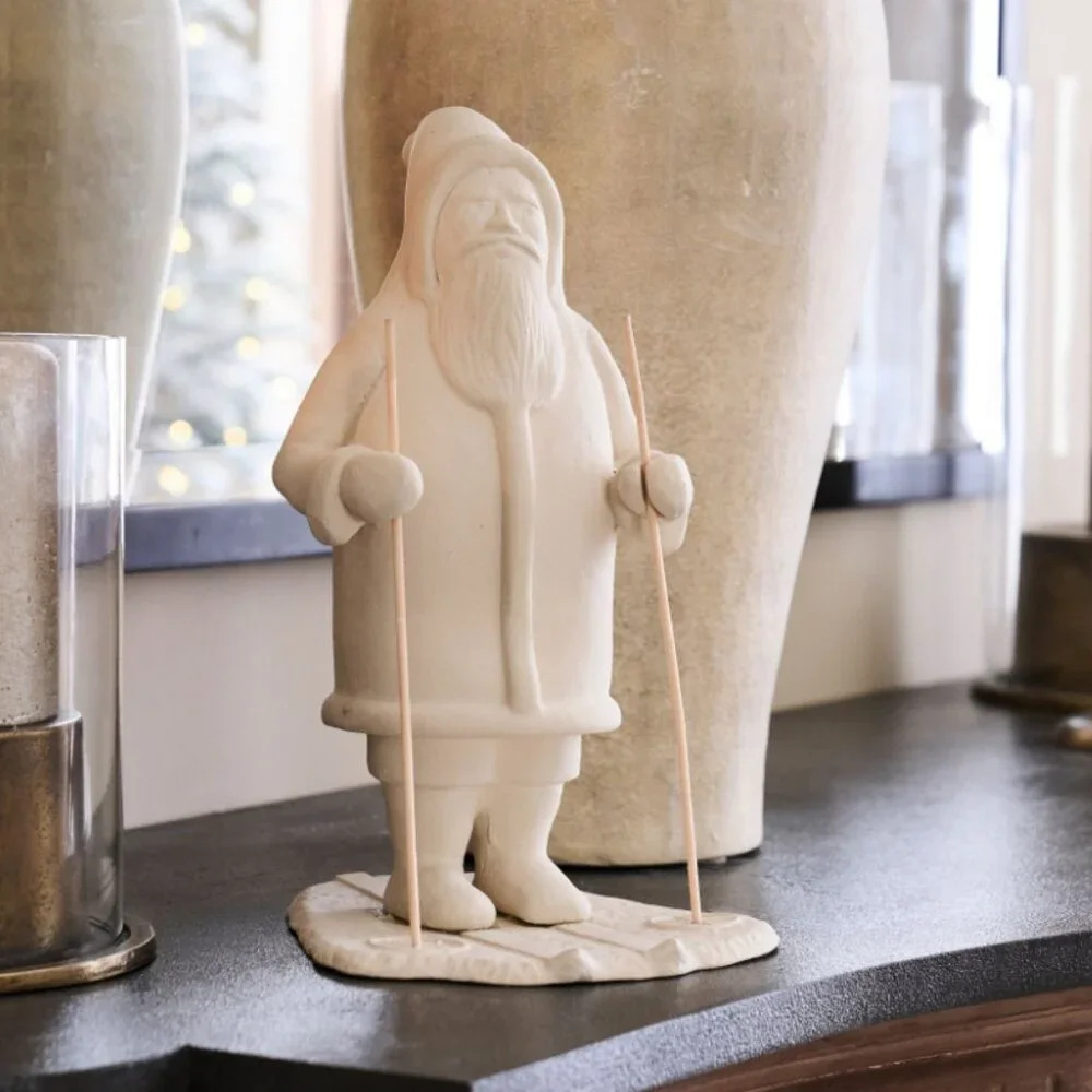 Pottery Barn Ceramic Santa